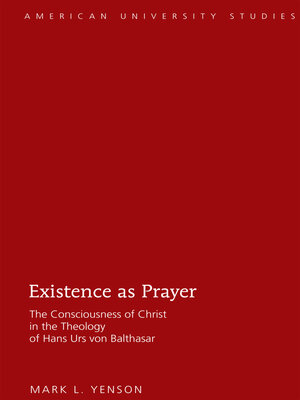 cover image of Existence as Prayer